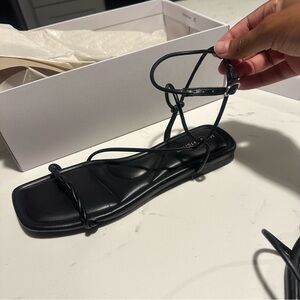 Marc Fisher black sandals